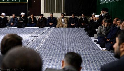 عزاداری شب تاسوعا در حضور رهبر معظم انقلاب