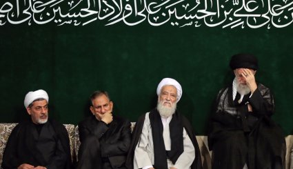 عزاداری شب تاسوعا در حضور رهبر معظم انقلاب