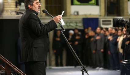 عزاداری شب تاسوعا در حضور رهبر معظم انقلاب