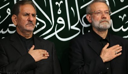عزاداری شب تاسوعا در حضور رهبر معظم انقلاب