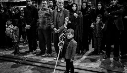 مراسم عزاداری شاه حسین گویان در تبریز
