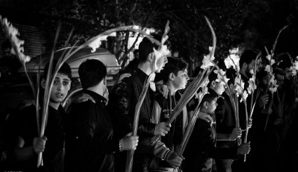 مراسم عزاداری شاه حسین گویان در تبریز
