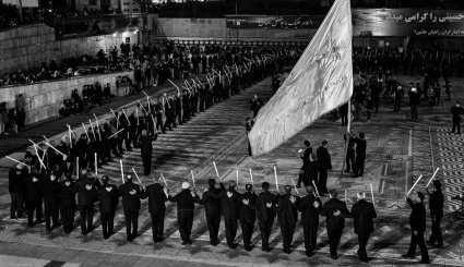 مراسم عزاداری شاه حسین گویان در تبریز

