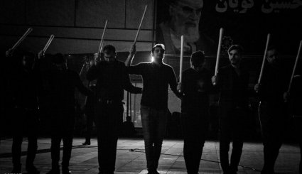 مراسم عزاداری شاه حسین گویان در تبریز
