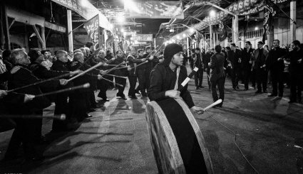 مراسم عزاداری شاه حسین گویان در تبریز
