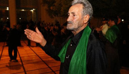 مراسم سوگواری شب تاسوعا در جزیره کیش‎ + تصاویر