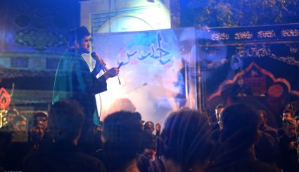 مراسم سوگواری شب تاسوعا در جزیره کیش‎ + تصاویر