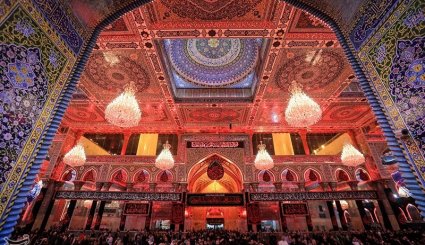 عزاداری شب تاسوعا در کربلای معلی + تصاویر