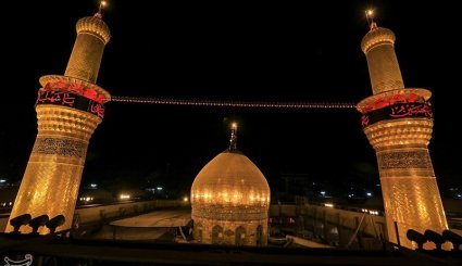 عزاداری شب تاسوعا در کربلای معلی + تصاویر