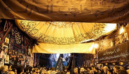 عزاداری تاسوعای حسینی در بازار تهران + تصاویر