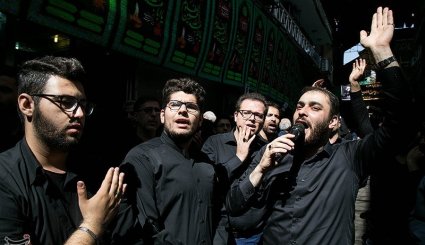 عزاداری تاسوعای حسینی در بازار تهران + تصاویر