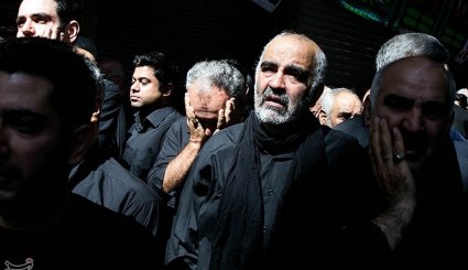 عزاداری تاسوعای حسینی در بازار تهران + تصاویر