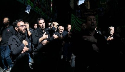 عزاداری تاسوعای حسینی در بازار تهران + تصاویر
