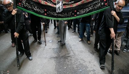 عزاداری تاسوعای حسینی در بازار تهران + تصاویر
