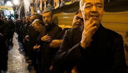 عزاداری تاسوعای حسینی در بازار تهران + تصاویر