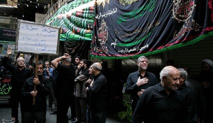 عزاداری تاسوعای حسینی در بازار تهران + تصاویر