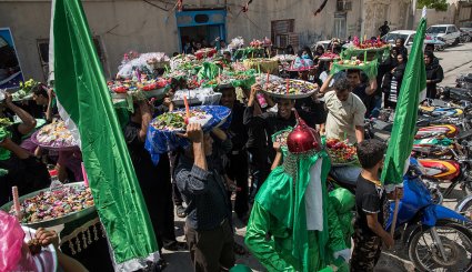 مراسم نمادین ازدواج حضرت قاسم ‎(ع) + تصاویر