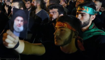 مراسم شب عاشورای حسینی در بیروت