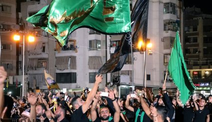 مراسم شب عاشورای حسینی در بیروت
