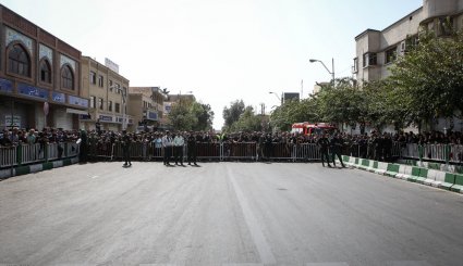 مراسم خیمه سوزان روز عاشورا در تهران