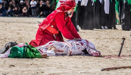 تعزیه روز عاشورا روستای چاهشرف - فارس