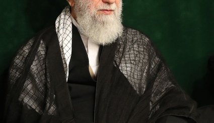 تصاویر مراسم شام غریبان با حضور رهبر معظم انقلاب اسلامی