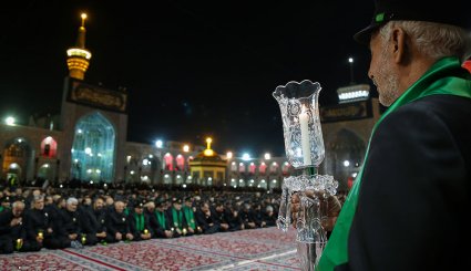 مراسم شام غریبان در حرم مطهر امام رضا
