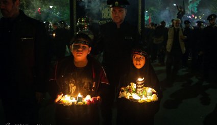 مراسم شام غریبان در حرم مطهر امام رضا
