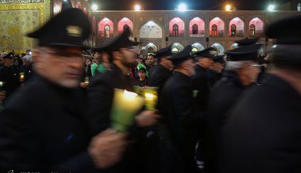 مراسم شام غریبان در حرم مطهر امام رضا
