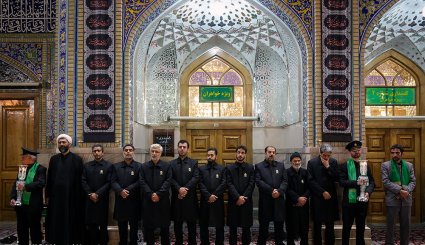 مراسم شام غریبان در حرم مطهر امام رضا
