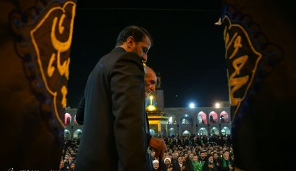 مراسم شام غریبان در حرم مطهر امام رضا
