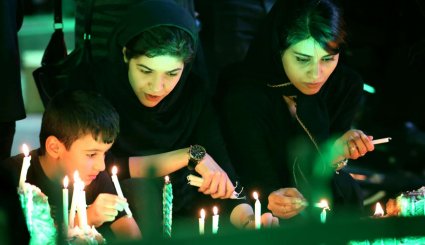مراسم شام غریبان در تهران + تصاویر