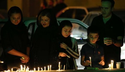 مراسم شام غریبان در تهران + تصاویر