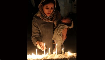 مراسم شام غریبان در تهران + تصاویر