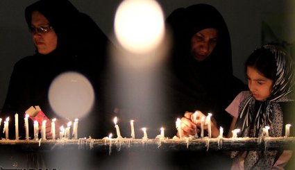 مراسم شام غریبان در تهران + تصاویر