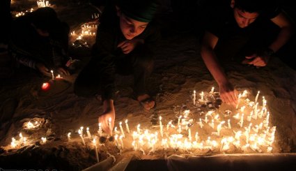 مراسم شام غریبان در تهران + تصاویر