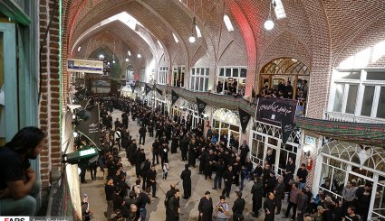 عزاداری حسینی در بازار تبریز + تصاویر