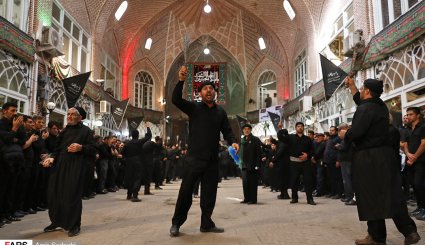 عزاداری حسینی در بازار تبریز + تصاویر