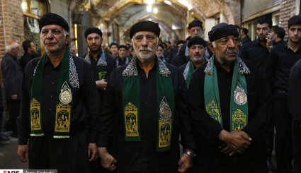 عزاداری حسینی در بازار تبریز + تصاویر