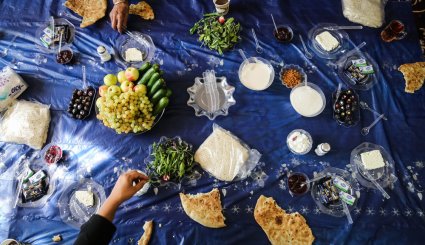 نذری محرم در روستای آهار + تصاویر