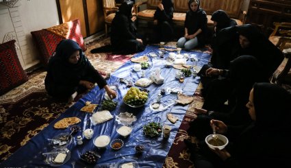 نذری محرم در روستای آهار + تصاویر