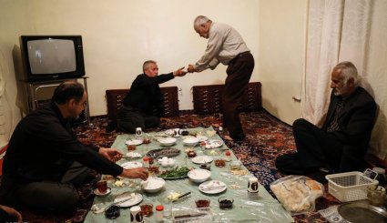 نذری محرم در روستای آهار + تصاویر