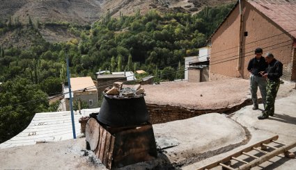نذری محرم در روستای آهار + تصاویر