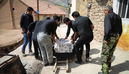 نذری محرم در روستای آهار + تصاویر