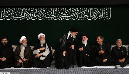 آخرین شب عزاداری ایام محرم در حسینیه امام خمینی ره
