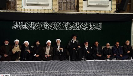 آخرین شب عزاداری ایام محرم در حسینیه امام خمینی ره
