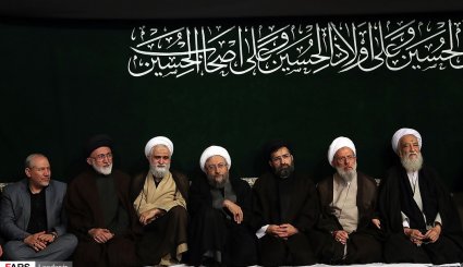 آخرین شب عزاداری ایام محرم در حسینیه امام خمینی ره
