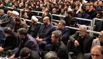 آخرین شب عزاداری ایام محرم در حسینیه امام خمینی ره
