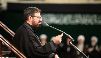 آخرین شب عزاداری ایام محرم در حسینیه امام خمینی ره
