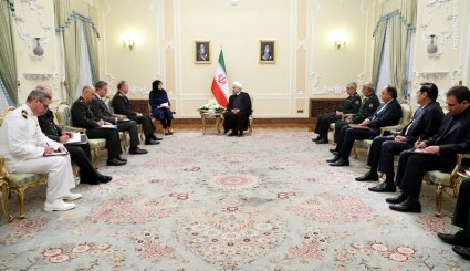 دیدار رئیس ستاد ارتش ترکیه با روحانی
